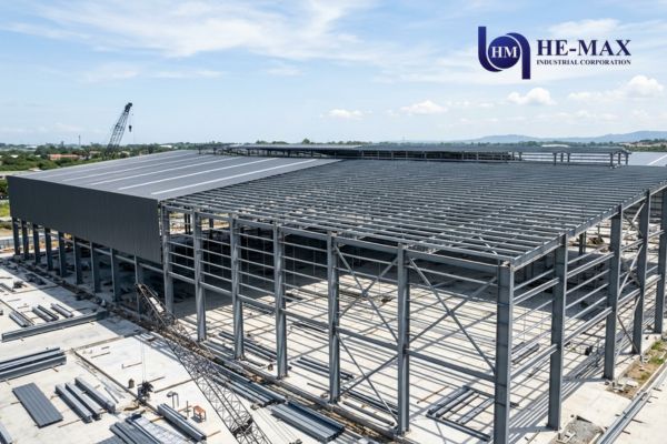 industrial steel warehouse construction