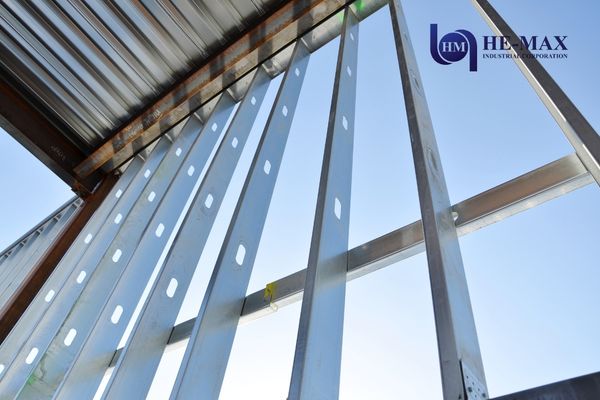 Light gauge steel wall framing for building construction